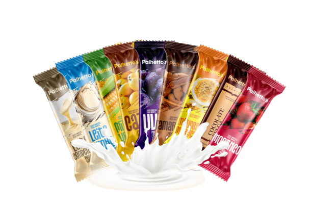 Linha Artesanal de Picolés Palhetto's